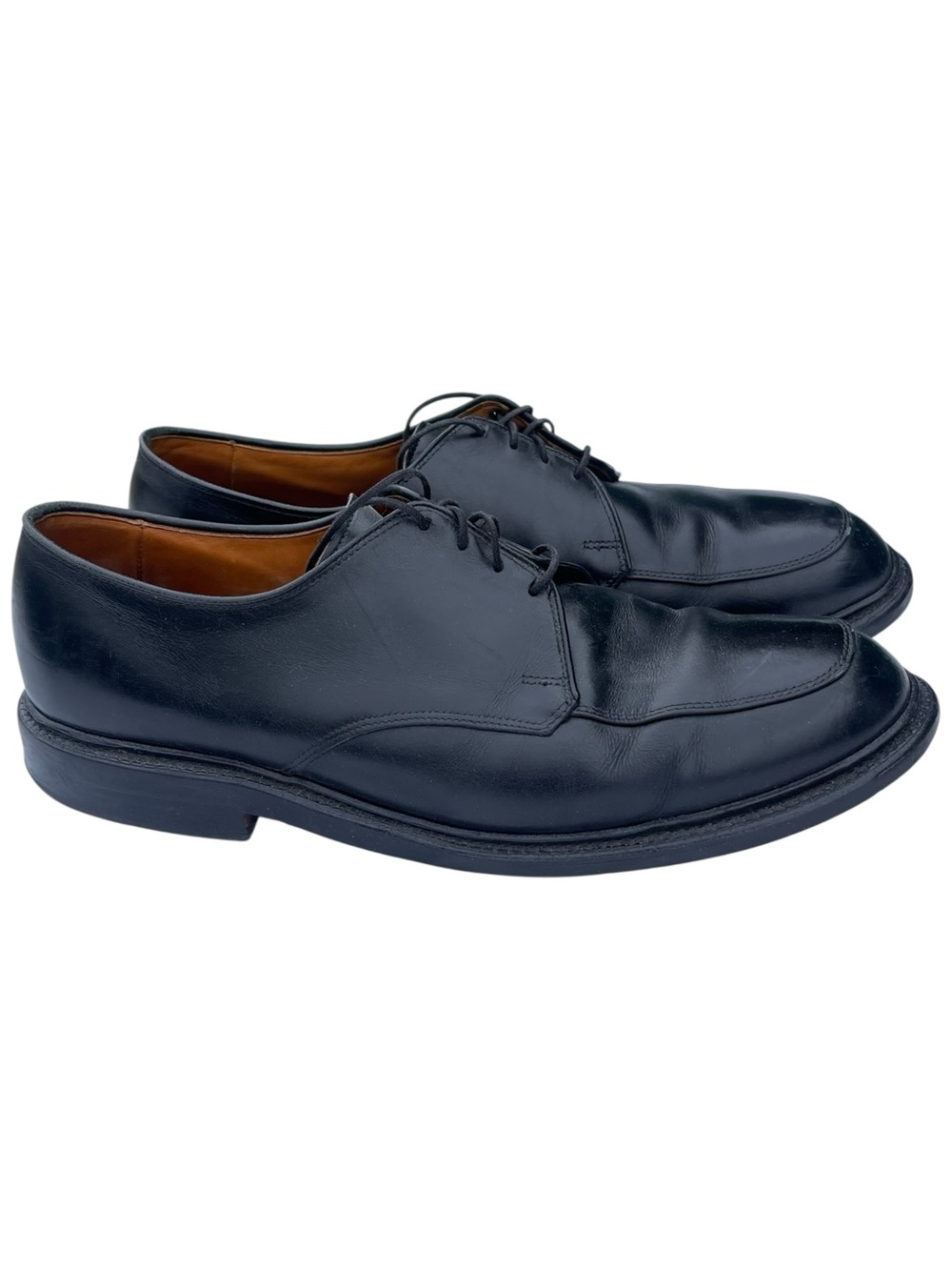 ALLEN EDMONDS Classic Men's Black Leather Derby Lace-Up Shoes 11.5D